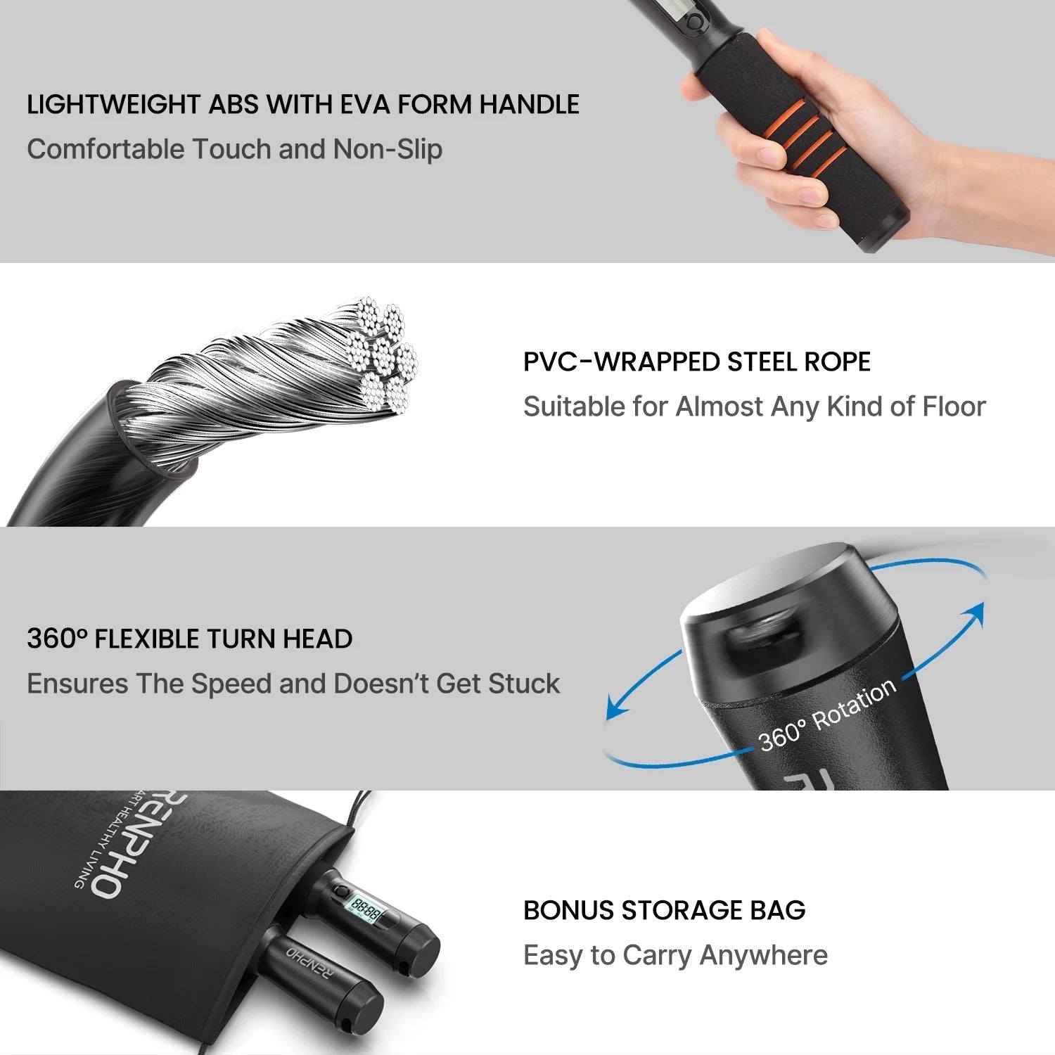 RENPHO smart jump rope