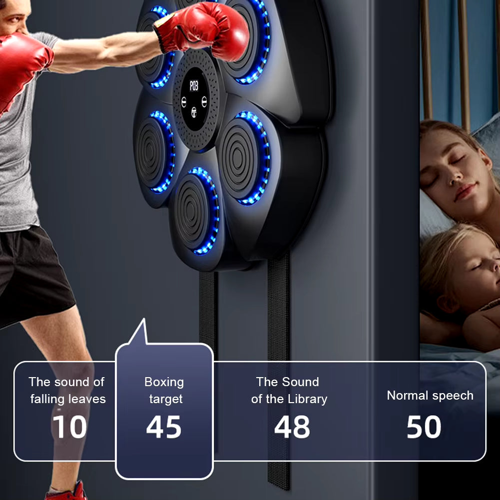 Bluetooth Boxing Machine RGB Light for Home Workout