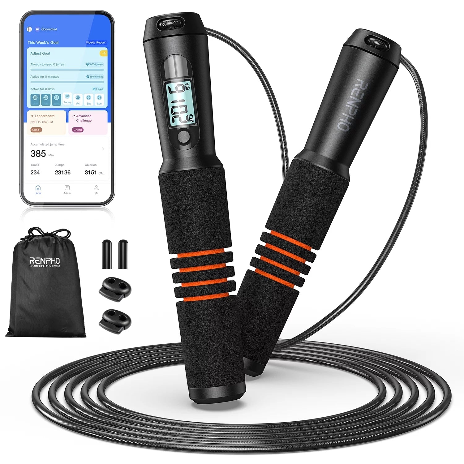 RENPHO smart jump rope