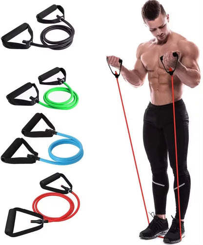 5 Levels Resistance Bands with Handles Yoga Pull Rope