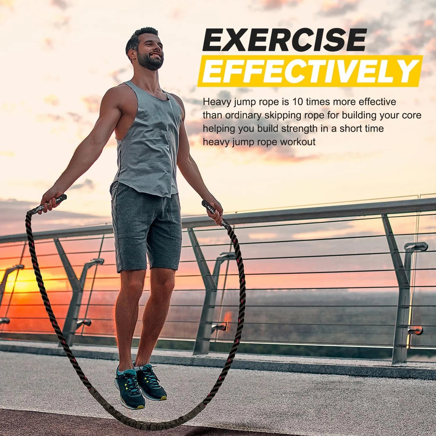 Weighted Jump Ropes Heavy Skipping Rope for Exercise