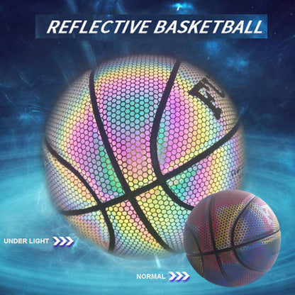 Luminous Basketball Colorful Size 7 PU Wear-Resistant 