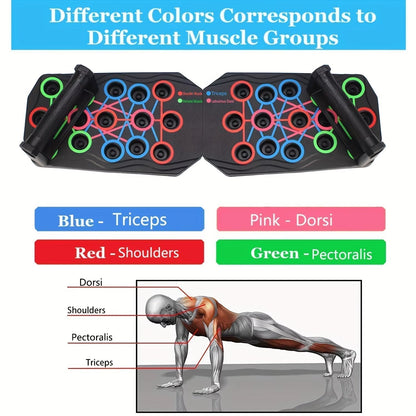 Portable Foldable Push Up Board for Chest Muscle workout